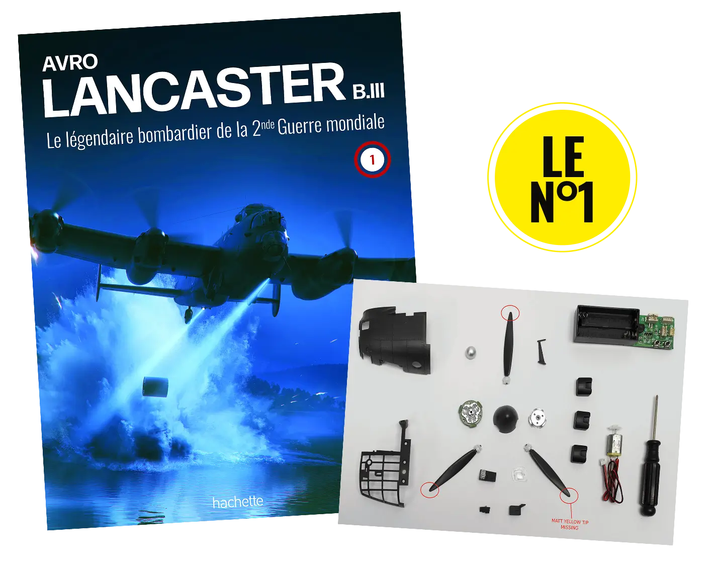 Le N°1 : Le fascicule + Les premières pièces de la maquette