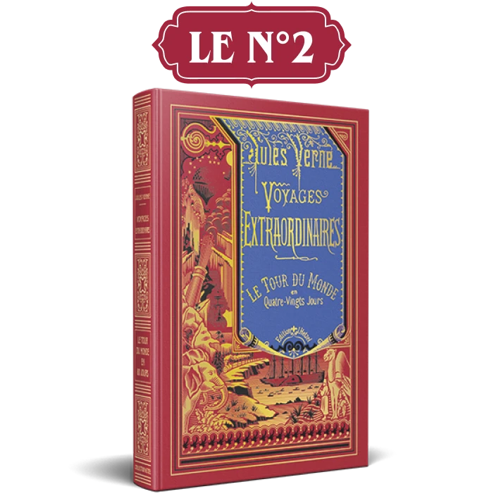 Le N°2 : Le livre miniature collector LE TOUR DU MONDE EN QUATRE-VINGTS JOURS