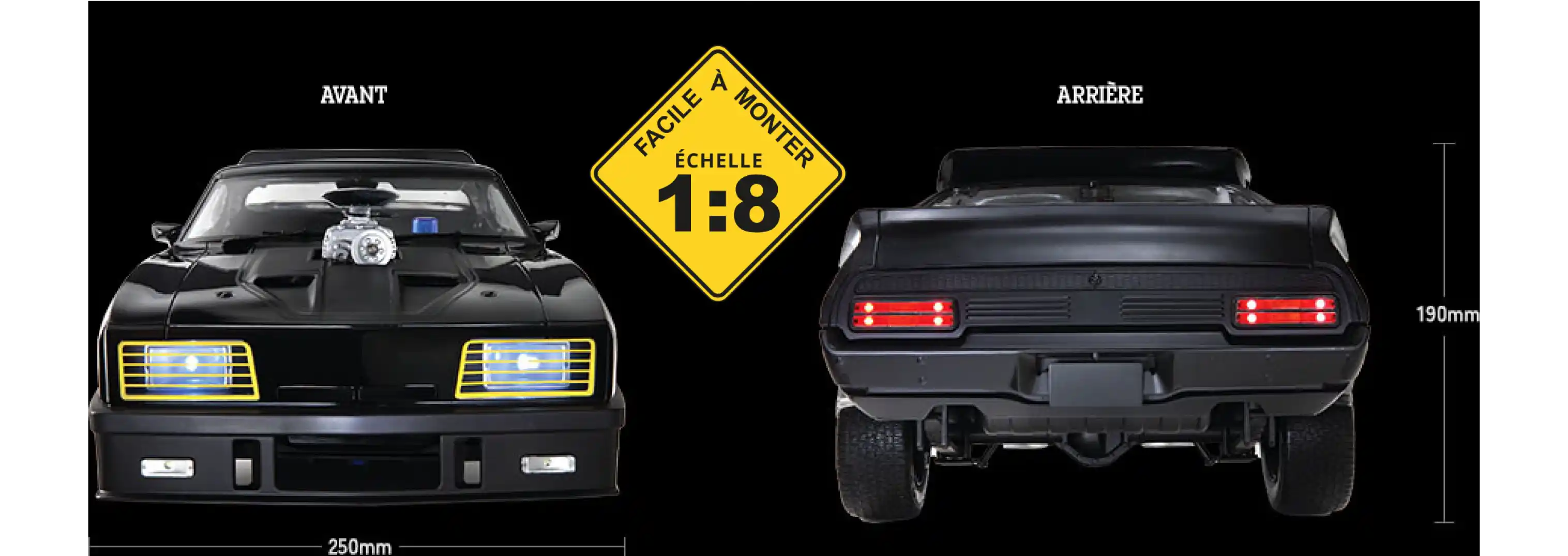 Avant/arrière maquette Ford Falcon XB GT