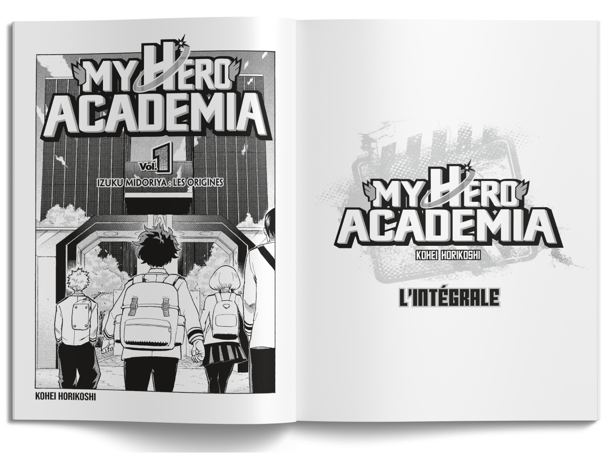 Feuilletez le tome 1 en édition grand format collector de My hero academia