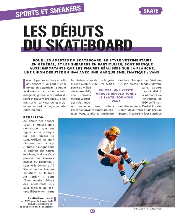 Fiches encyclopédiques sneakers Air Jordan 1