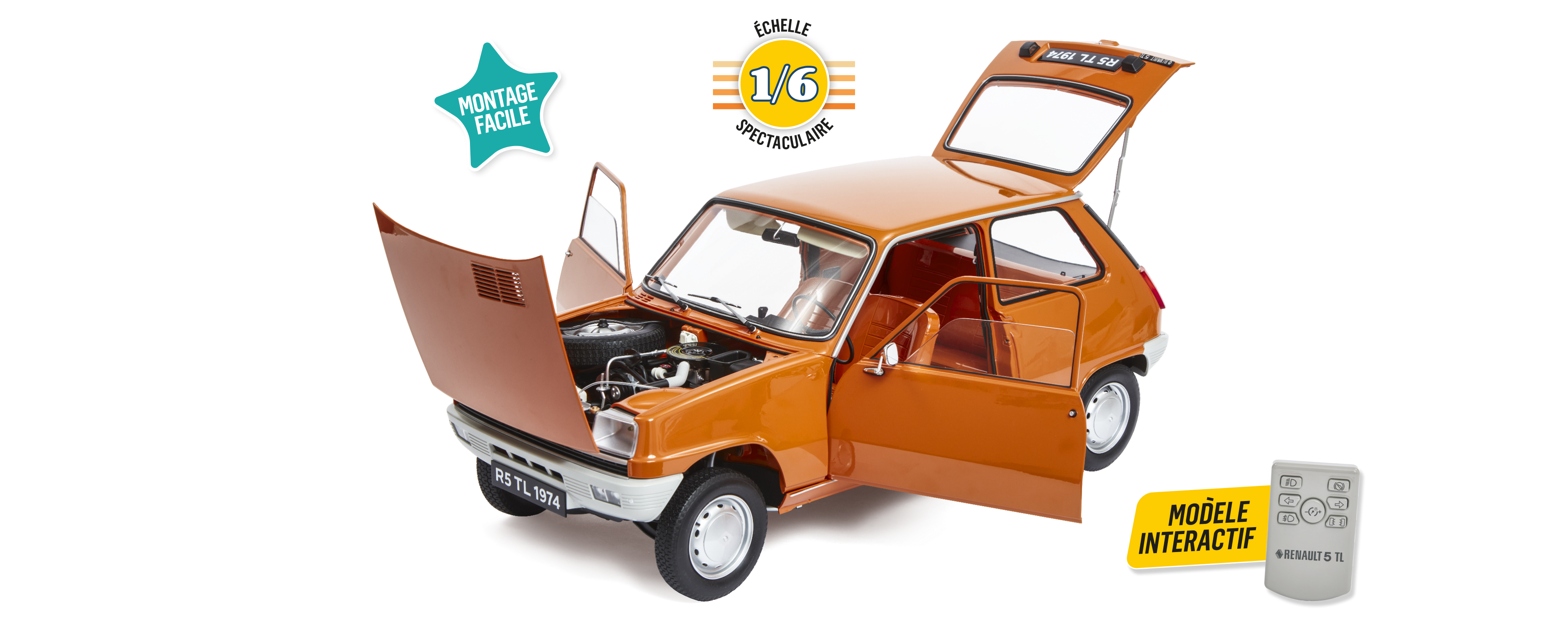 La Renault 5 à l'échelle 1/6